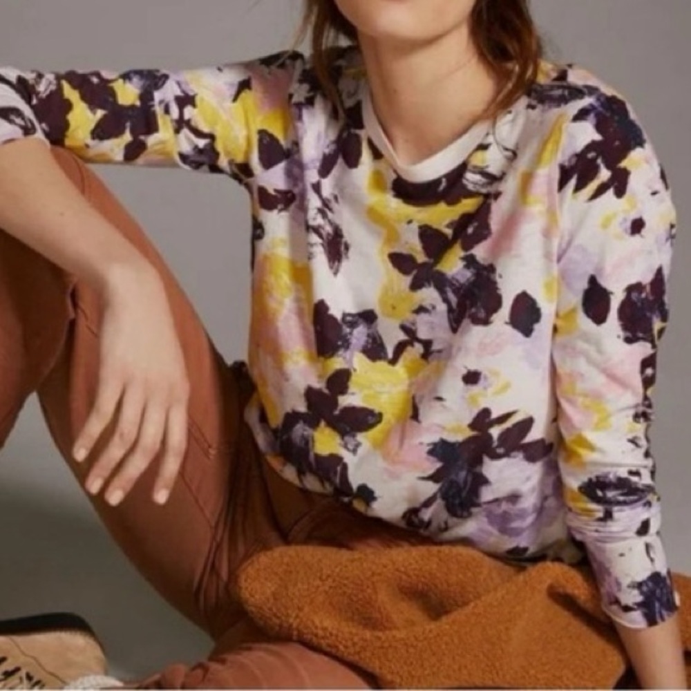 Anthropologie Printed Long Sleeve